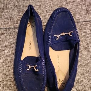 Isaac Mizrahi Blue Loafers